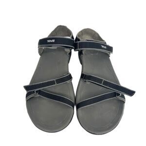 Teva Verra Sandals Womens Size 10 Strappy 1006263 Black Gray Hiking Flat